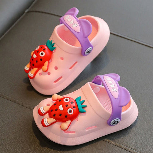 Kids Crocs Strawberry Pink - Sunshine