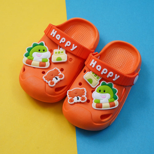 Kids Crocs Dino Orange - Sunshine